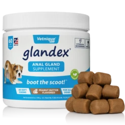 Glandex Soft Peanut Butter Chews For Anal Gland Problems In Cats & Dogs 12 Glandex Soft Peanut Butter Chews For Anal Gland Problems In Cats & Dogs -Pet Supplies 0dmx44sc0lf