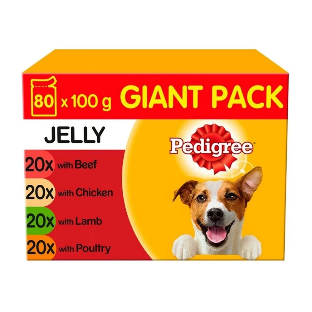 Pedigree Pouch Adult Favourites Wet Dog Food Pouches 80 Pack 4 Pedigree Pouch Adult Favourites Wet Dog Food Pouches 80 Pack - Image 2