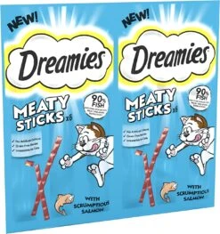 Pedigree Dreamies Meaty Sticks 30g X 14 With Salmon Or Chicken -Pet Supplies 0nghagbr2bm