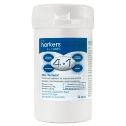 Harkers 4 In 1 Tablets Oral Treatment For Parasites, Coccidiosis And Canker In Pigeons