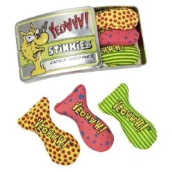 Yeowww Tin Of Stinkies Organic Sardines Cat Toys Pack Of 3 -Pet Supplies 24n1xe4gep1
