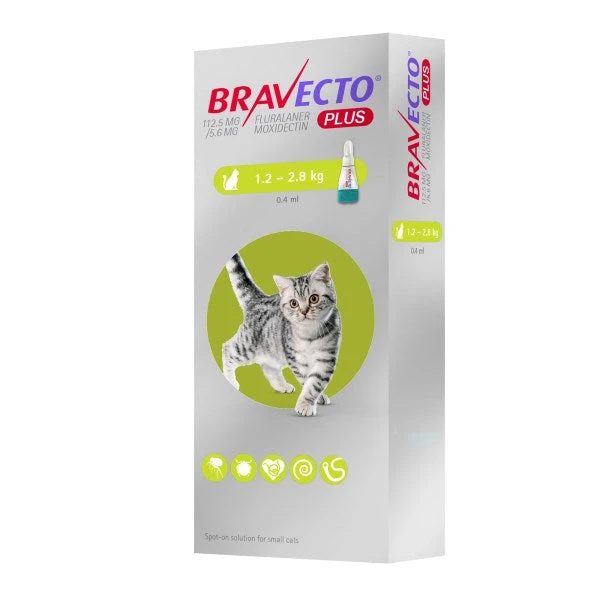Bravecto Plus Spot-On Flea Treatment For Cats 3 Bravecto Plus Spot-On Flea Treatment For Cats