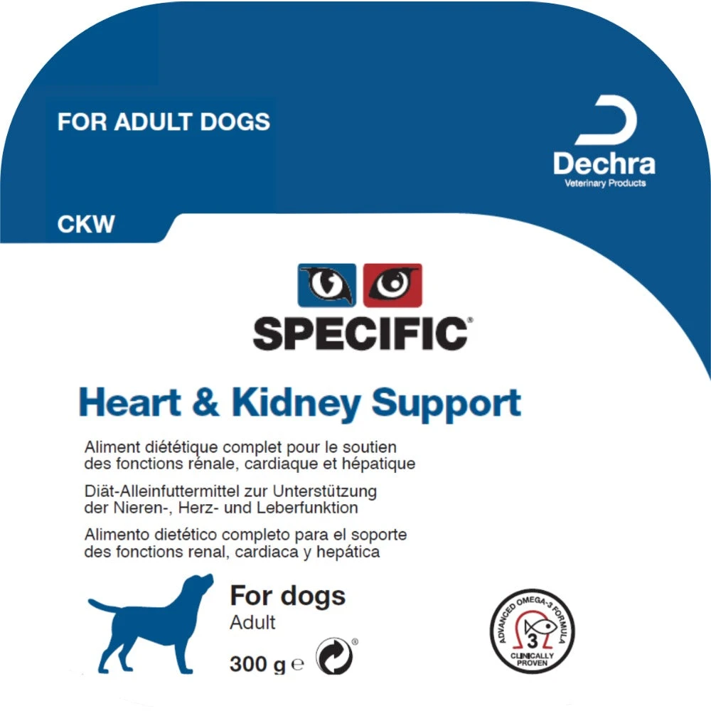 Dechra SPECIFIC™ CKW Heart & Kidney Support Wet Dog Food 6x300g 4 Dechra SPECIFIC™ CKW Heart & Kidney Support Wet Dog Food 6x300g - Image 2