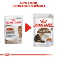 Royal Canin Ageing 12+ Senior In Jelly Wet Cat Food For Cats 12 X 85g -Pet Supplies 34xsb1qsjre
