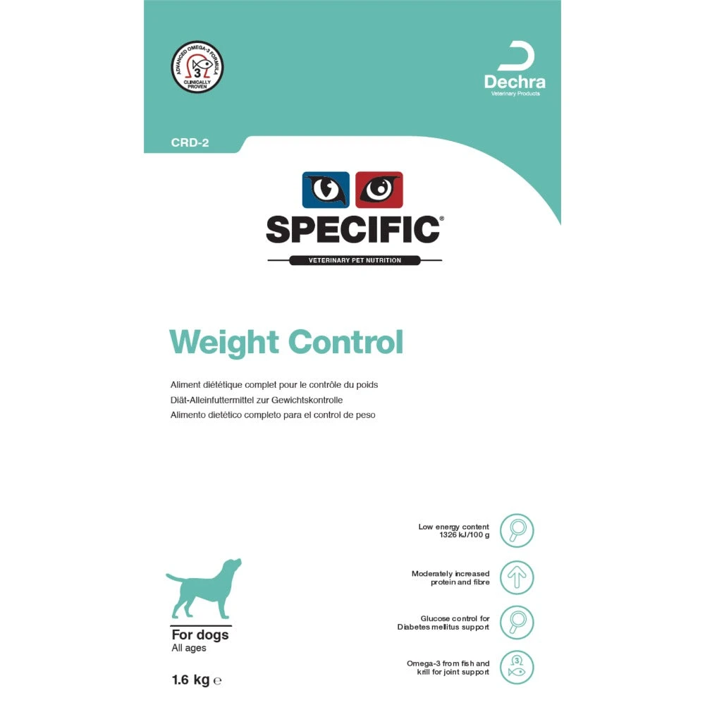 Dechra Specific CRD-2 Weight Control Dry Dog Food 8 Dechra Specific CRD-2 Weight Control Dry Dog Food - Image 6