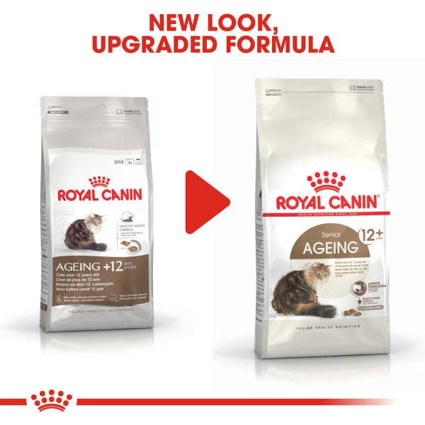 Royal Canin Ageing 12+ Dry Cat Food For Cats 4kg 4 Royal Canin Ageing 12+ Dry Cat Food For Cats 4kg - Image 2