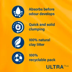 Catsan Ultra Clumping Cat Litter 5 Litre -Pet Supplies 4lan0bhpbww