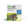 Droncit Spot-On Tapewormer For Cats (from 1kg), 4 Tubes 2 Droncit Spot-On Tapewormer For Cats (from 1kg), 4 Tubes -Pet Supplies 4vyystsfivc