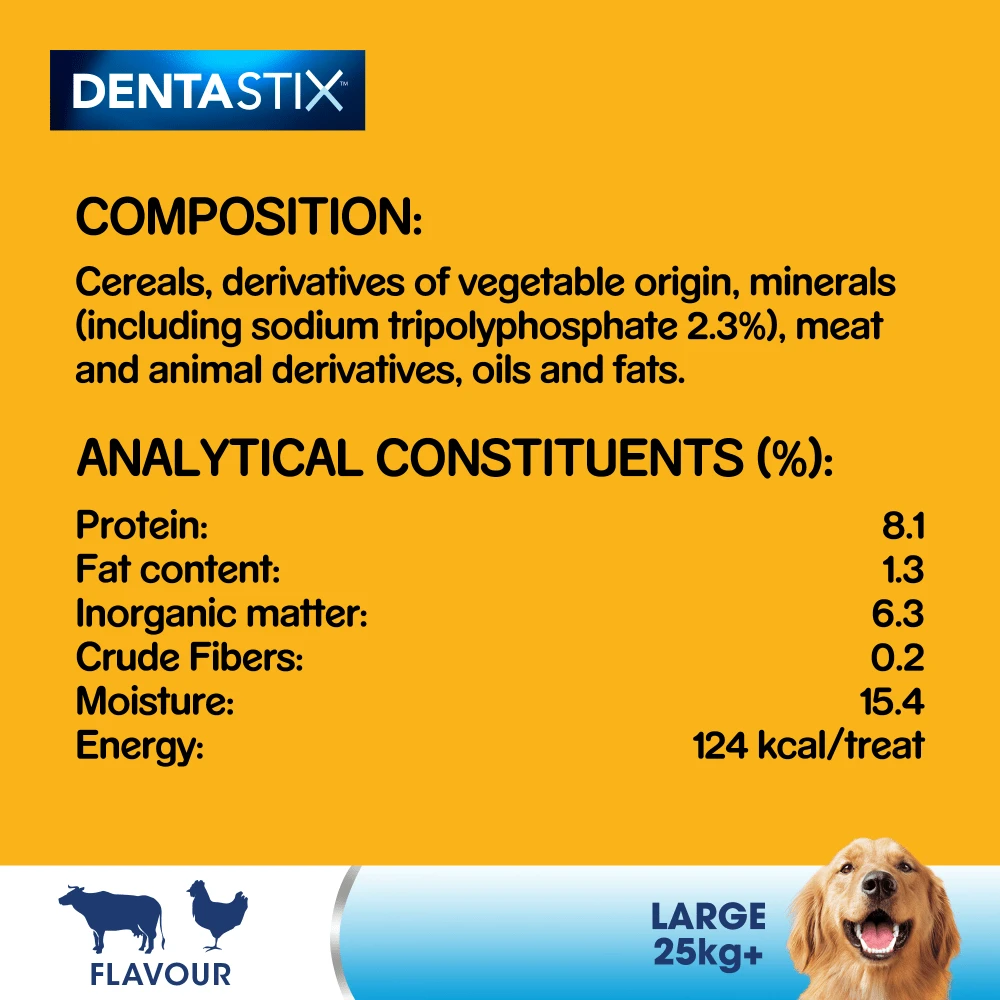 PEDIGREE DentaStix Daily Dental Chews For Small, Medium And Large Dogs X 4 Packs 7 PEDIGREE DentaStix Daily Dental Chews For Small, Medium And Large Dogs X 4 Packs - Image 5