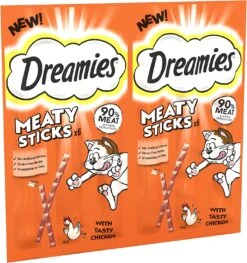 Pedigree Dreamies Meaty Sticks 30g X 14 With Salmon Or Chicken
