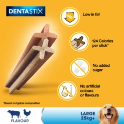PEDIGREE DentaStix Daily Dental Chews For Small, Medium And Large Dogs X 4 Packs 34 PEDIGREE DentaStix Daily Dental Chews For Small, Medium And Large Dogs X 4 Packs -Pet Supplies 5uboetuhns2