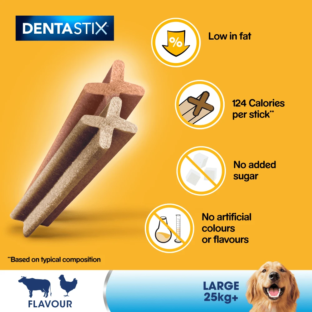 PEDIGREE DentaStix Daily Dental Chews For Small, Medium And Large Dogs X 4 Packs 16 PEDIGREE DentaStix Daily Dental Chews For Small, Medium And Large Dogs X 4 Packs - Image 14