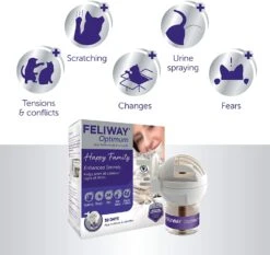 Feliway Optimum Diffuser & Refill Packs For Cats 48ml -Pet Supplies ah3ves54yy1