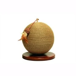 Rosewood Parsley Natural Jute Cat Scratcher - 33 X 30 Cm