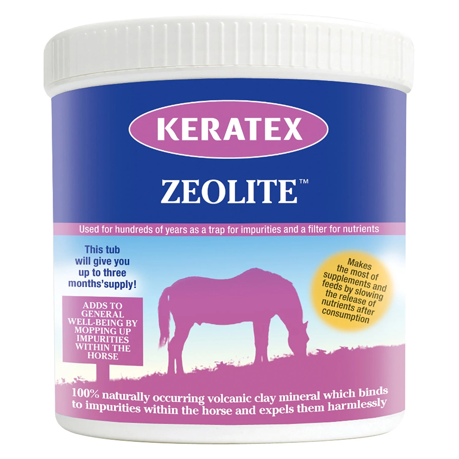 Keratex Zeolite For Horses - 900g 3 Keratex Zeolite For Horses - 900g