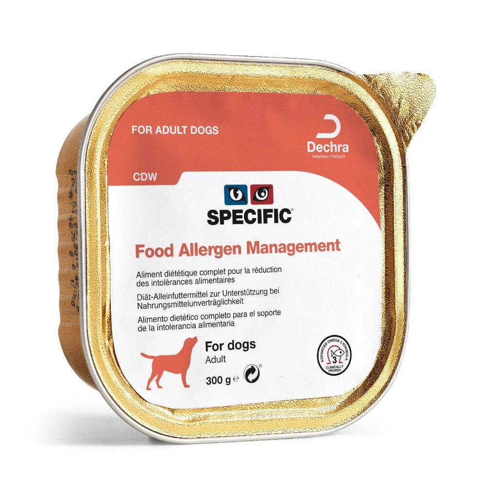 Dechra SPECIFIC™ Food Allergen Management Wet Dog Food 6 X 300g 3 Dechra SPECIFIC™ Food Allergen Management Wet Dog Food 6 X 300g