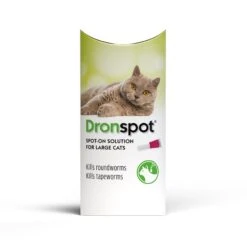 Dronspot Spot On Wormer For Small, Medium & Large Cats - 1 Or 2 Pipettes -Pet Supplies cmxrinirekp