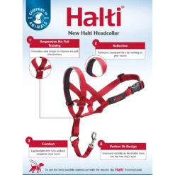 Company Of Animals Halti Dog Headcollar Red -Pet Supplies e1j2g0mkrau