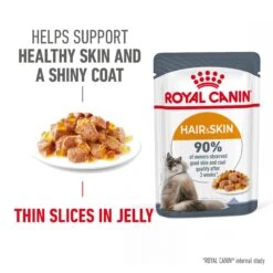 Royal Canin Hair & Skin Care In Jelly Adult Wet Cat Food 12 X 85g -Pet Supplies eniqqn0hat5