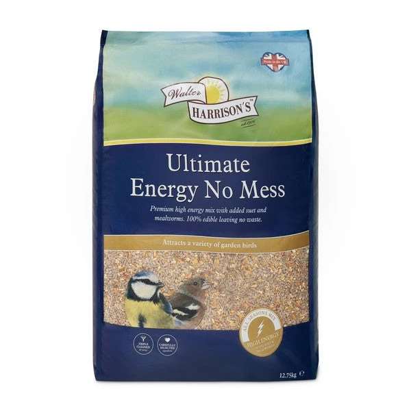 Harrisons Ultimate Energy No Mess Bird Seed/Food 12.75kg 3 Harrisons Ultimate Energy No Mess Bird Seed/Food 12.75kg