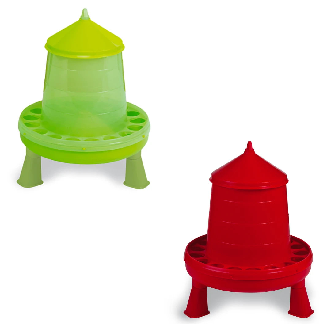ETON Gaun Poultry Plastic Feeder With Detachable Legs 4kg- Various Colours 3 ETON Gaun Poultry Plastic Feeder With Detachable Legs 4kg- Various Colours