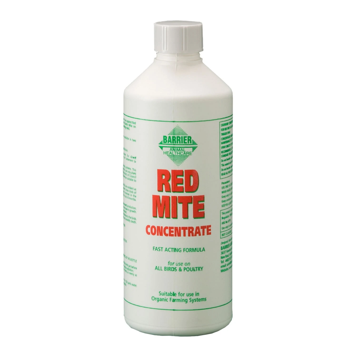 Barrier Red Mite Liquid Concentrate 500ml 3 Barrier Red Mite Liquid Concentrate 500ml