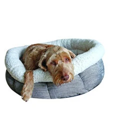 Rosewood Deep Tweed Teddy Bear Round Dog Bed -Pet Supplies hvfjpiktkub