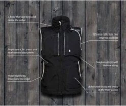 Hurtta Outdoors Dog Training Walking Durable Granite Vest -Pet Supplies hwfabfrritd