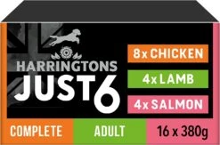 Harringtons Just 6 Adult Nutritional Wet & Dry Dog Food -Pet Supplies i0feelsqovw