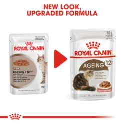 Royal Canin Ageing 12+ Senior In Gravy Wet Cat Food For Cats 48 X 85g -Pet Supplies ia4aj5445al