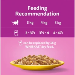 WHISKAS 1+ Cat 85g Pouches X 40 , Fish, Poultry Fish And Surf &Turf -Pet Supplies j4fhkegulaf