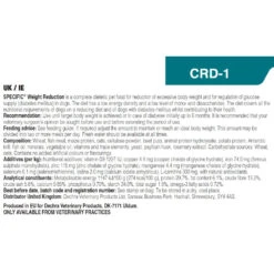 Dechra Specific CRD-1 Weight Reduction Dry Dog Food 18 Dechra Specific CRD-1 Weight Reduction Dry Dog Food -Pet Supplies jykwxpy42eg