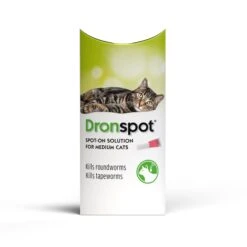 Dronspot Spot On Wormer For Small, Medium & Large Cats - 1 Or 2 Pipettes -Pet Supplies k4thnpe3unp