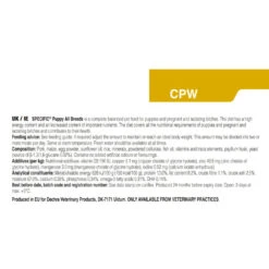 Dechra Specific CPW Puppy All Breeds Wet Dog Food 6x300g -Pet Supplies kjqsat42mr4