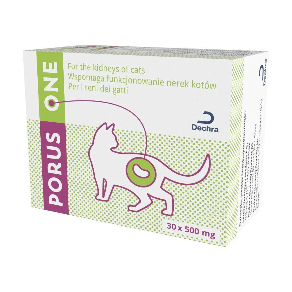 Dechra Porus One Kidney Support For Cats 30 X 500mg & FREE Add One Treats 4 Dechra Porus One Kidney Support For Cats 30 X 500mg & FREE Add One Treats - Image 2