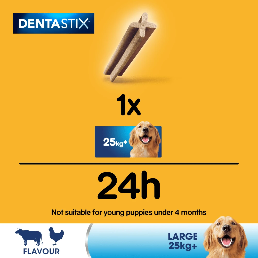 PEDIGREE DentaStix Daily Dental Chews For Small, Medium And Large Dogs X 4 Packs 14 PEDIGREE DentaStix Daily Dental Chews For Small, Medium And Large Dogs X 4 Packs - Image 12