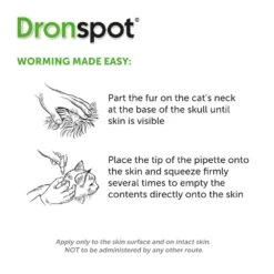 Dronspot Spot On Wormer For Small, Medium & Large Cats - 1 Or 2 Pipettes -Pet Supplies mzw3jgbgpfg 13a57d87 596f 4304 9922 1398c76e1a13