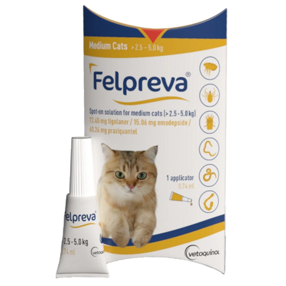 Vetoquinol Felpreva Spot On Solution For Cats - 1 Tube 5 Vetoquinol Felpreva Spot On Solution For Cats - 1 Tube - Image 3