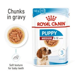 Royal Canin Nutritional Wet Dog Food For Medium Puppy 10x140g 14 Royal Canin Nutritional Wet Dog Food For Medium Puppy 10x140g -Pet Supplies oaaw43qjtub