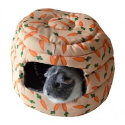 Rosewood 2 In 1 Carrot "Beehive" - Small Animal Bed