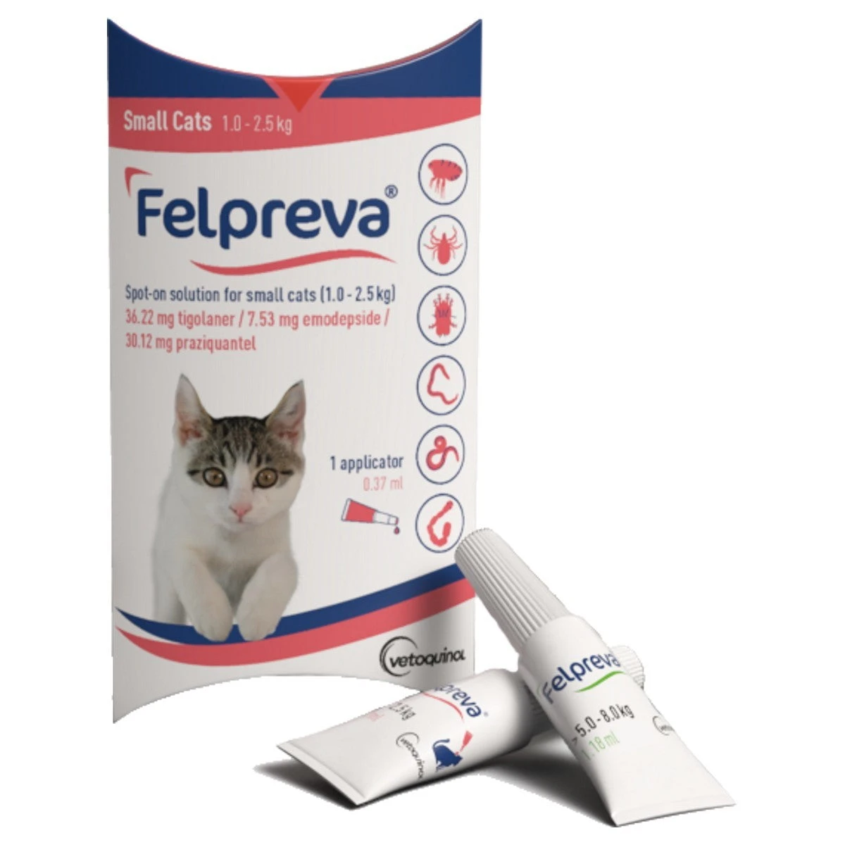 Vetoquinol Felpreva Spot On Solution For Cats - 1 Tube 4 Vetoquinol Felpreva Spot On Solution For Cats - 1 Tube - Image 2