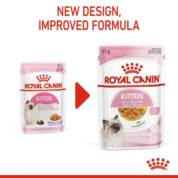 Royal Canin Kitten In Jelly Wet Food For Kitten's 12 X 85g 5 Royal Canin Kitten In Jelly Wet Food For Kitten's 12 X 85g - Image 3