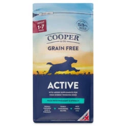 Cooper & Co High Energy Active Dried Adult Working Dog Food Duck With Pheasant And Spinach -Pet Supplies qbgcynlsrhk