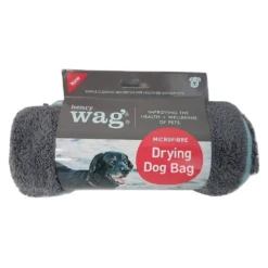 Henry Wag Microfibre Dirt Removing Drying Bag For Dogs - All Sizes -Pet Supplies qg200ytvla1