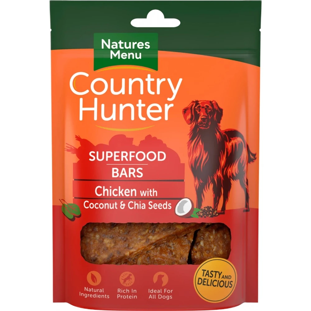 Natures Menu Country Hunter Superfood Bars Dog Treats 4 Natures Menu Country Hunter Superfood Bars Dog Treats - Image 2