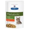 Hill's Feline Metabolic Cat Food Pouches 12 X 85g -Pet Supplies rr0qq23bnqp