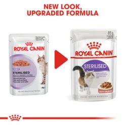 Royal Canin Sterilised Adult In Gravy Wet Cat Food For Cats 12 X 85g -Pet Supplies s34xir4pmbm