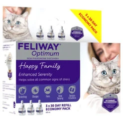 Feliway Optimum Diffuser & Refill Packs For Cats 48ml -Pet Supplies sh3btaux2um a8c59375 d7e3 4f69 88c1 fe668e65e133