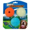 Chuckit! Fetch Medley Dog Toy Ball Assorted Medium (3 Pack) -Pet Supplies smyefoyww55