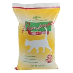 Pettex Pampuss Pine Fresh Wood Pellets Base Cat Litter 30 Litre